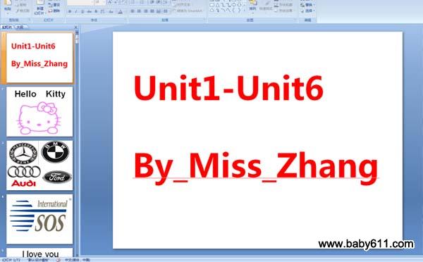 كӢZA伉φ~Unit1-Unit6_By_Miss_Zhang