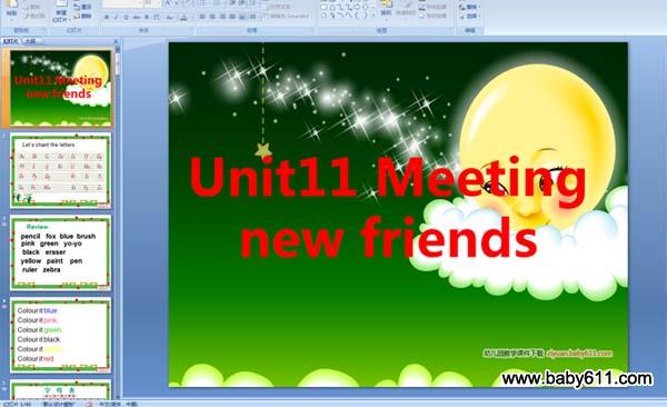 كӢZ(y)A(y)伉(j)ϣUnit11 Meeting new friends PPTn