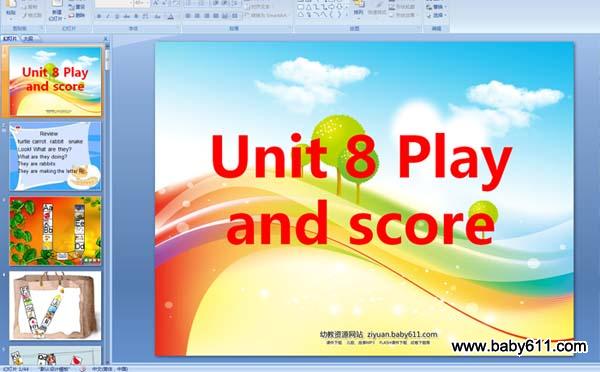 كӢZA伉unit8 Play and score