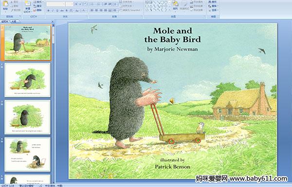 mole and the baby bird