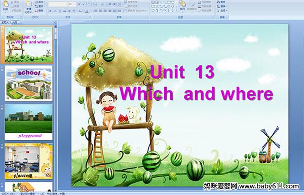 كӢZA(y)伉PPTn:Unit 13 Which and where