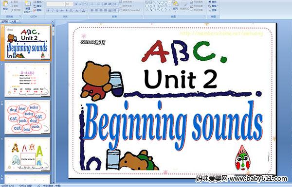 كӢZPPTnUnit 2 Beginning sounds